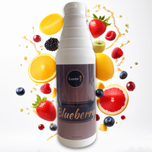 blueberry topping sauce waffles crepes